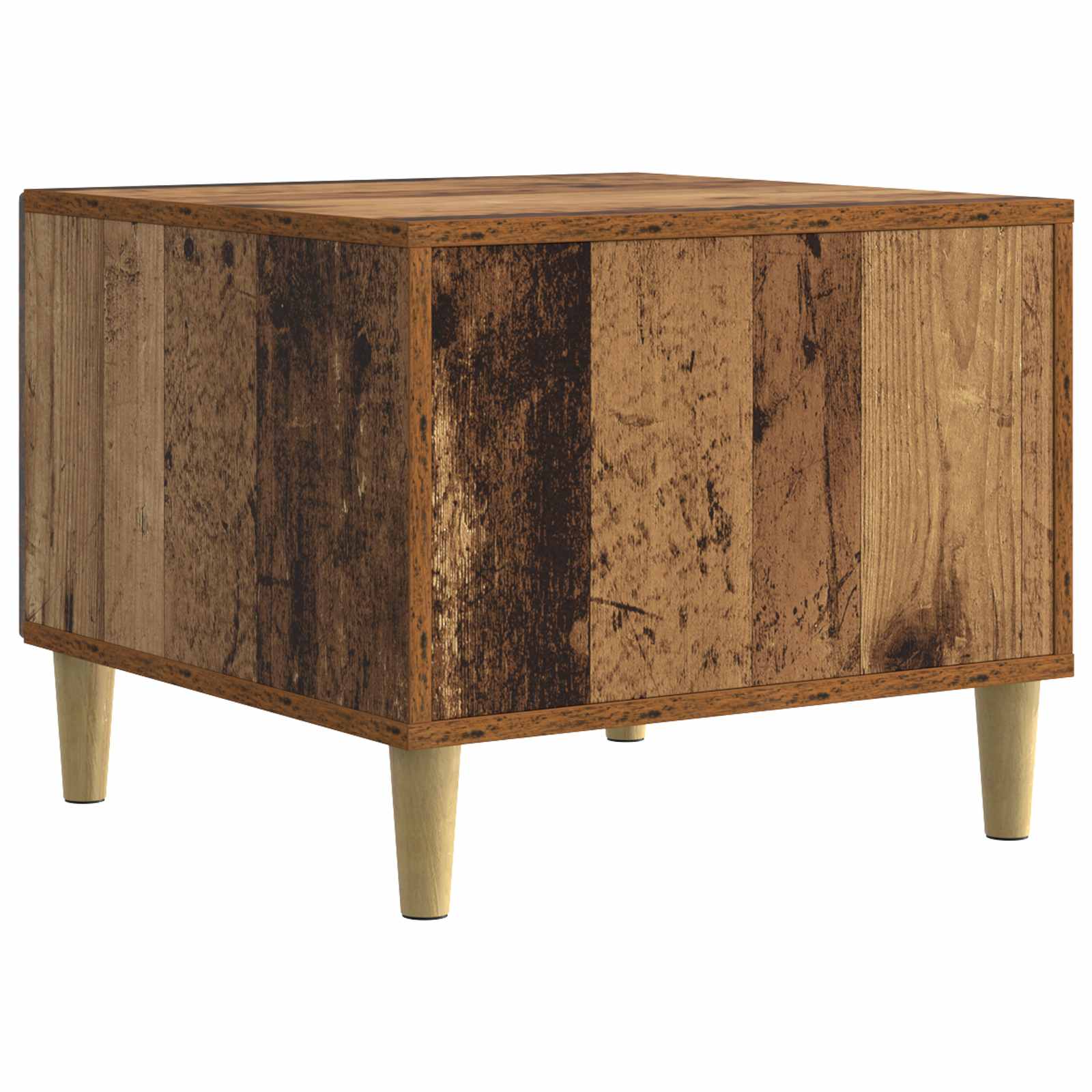 vidaXL Stolik kawowy Stare drewno 50 x 49 x 40 cm Drewno inżynieryjne