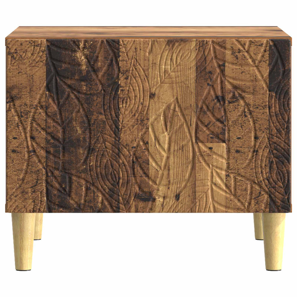 vidaXL Stolik kawowy Stare drewno 50 x 49 x 40 cm Drewno inżynieryjne