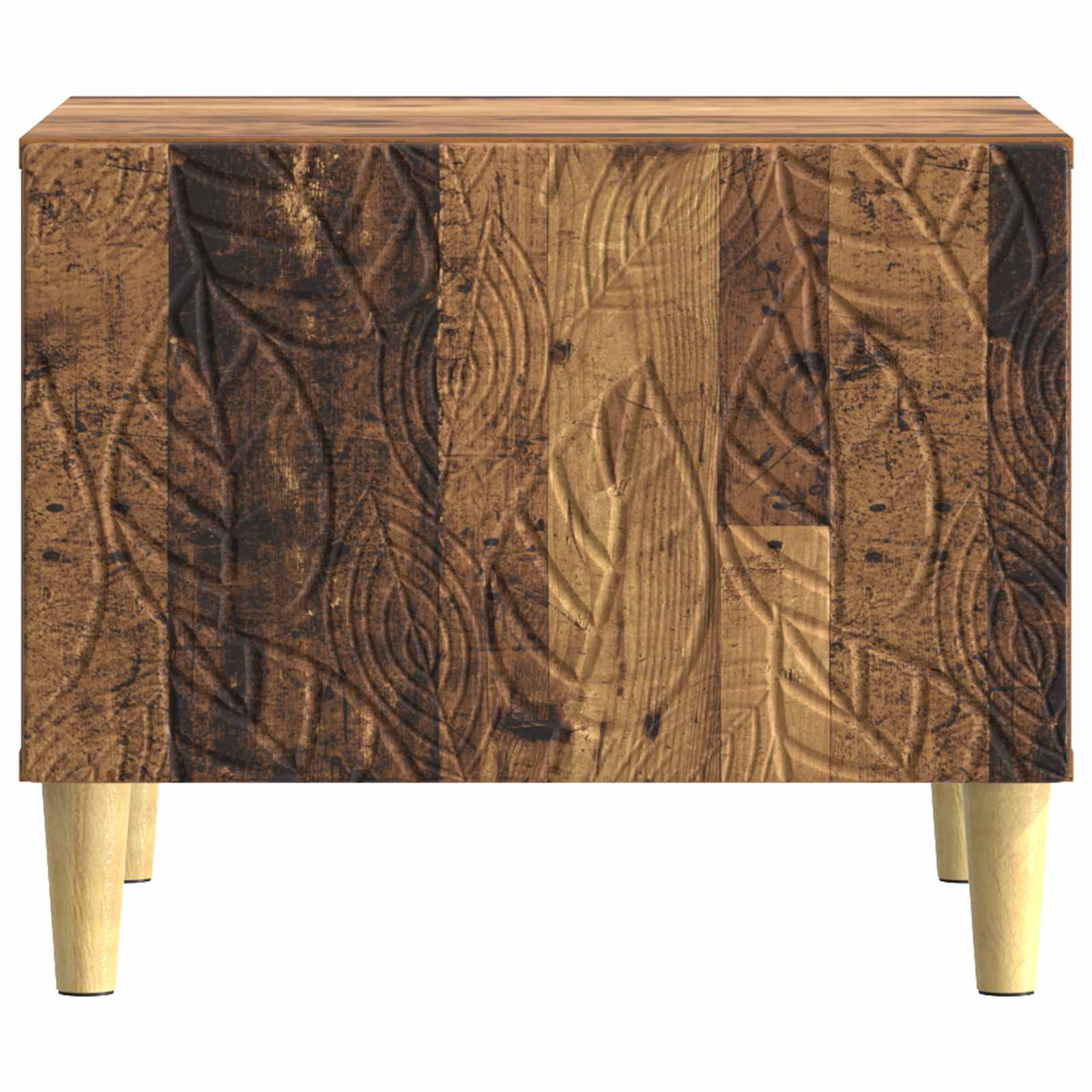 vidaXL Stolik kawowy Stare drewno 50 x 49 x 40 cm Drewno inżynieryjne