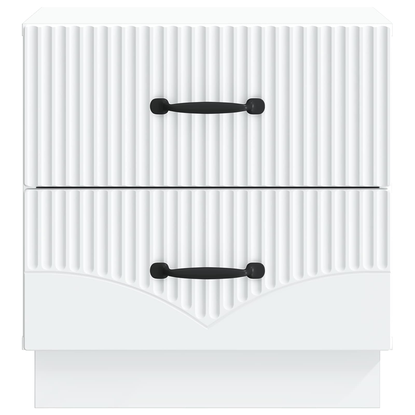 vidaXL Szafka Nocna z szufladą 2 pcs Biały 43 x 34,5 x 44,5 cm