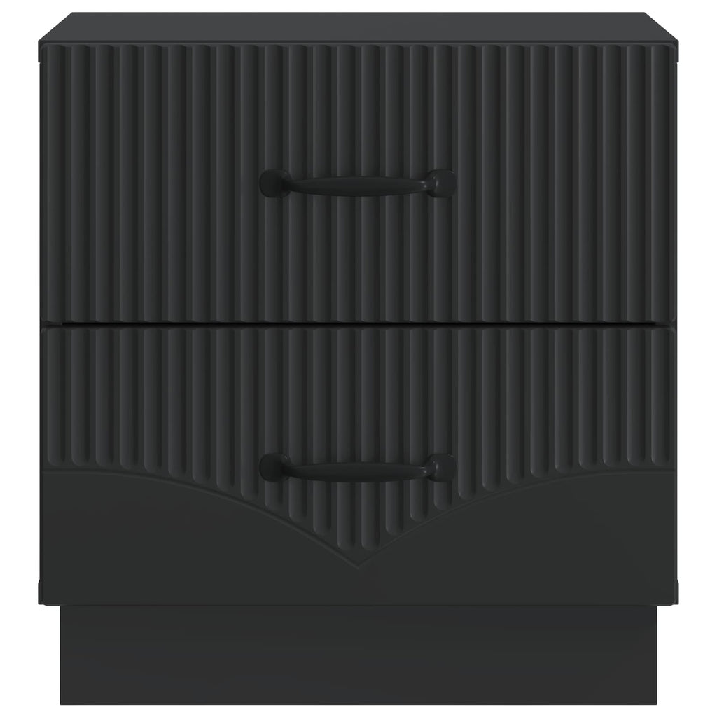 vidaXL Szafka Nocna z szufladą 2 pcs Czarny 43 x 34,5 x 44,5 cm