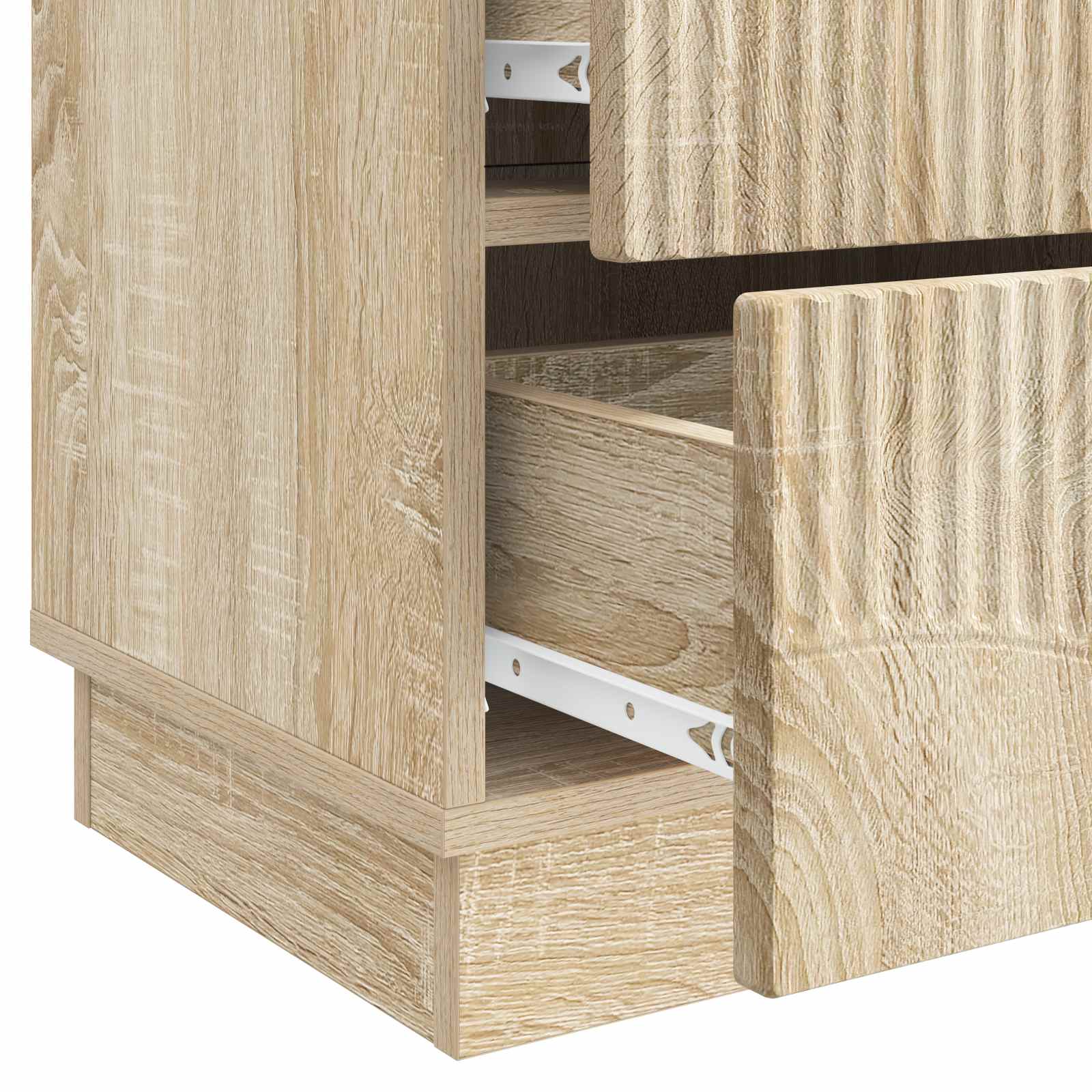 vidaXL Szafka Nocna z szufladą 2 pcs dąb Sonoma 43 x 34,5 x 44,5 cm