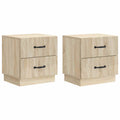 vidaXL Szafka Nocna z szufladą 2 pcs dąb Sonoma 43 x 34,5 x 44,5 cm