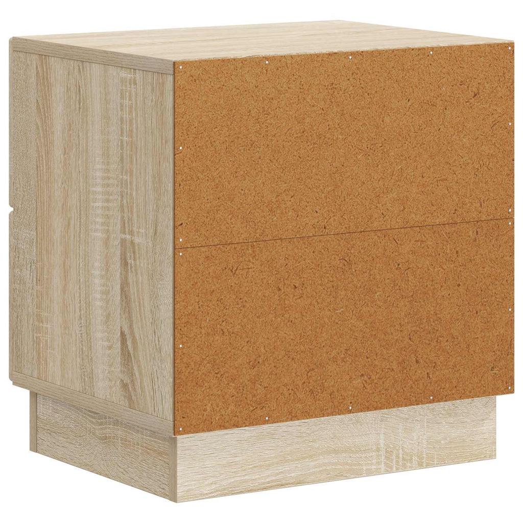 vidaXL Szafka Nocna z szufladą 2 pcs dąb Sonoma 43 x 34,5 x 44,5 cm