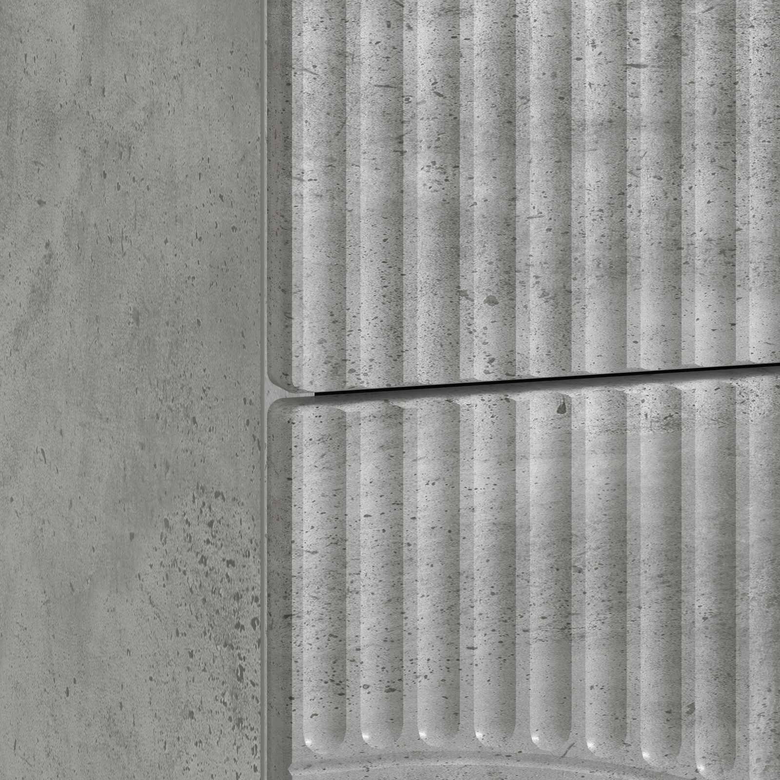 vidaXL Szafka Nocna 2 pcs Betonowy szary 43 x 34,5 x 44,5 cm