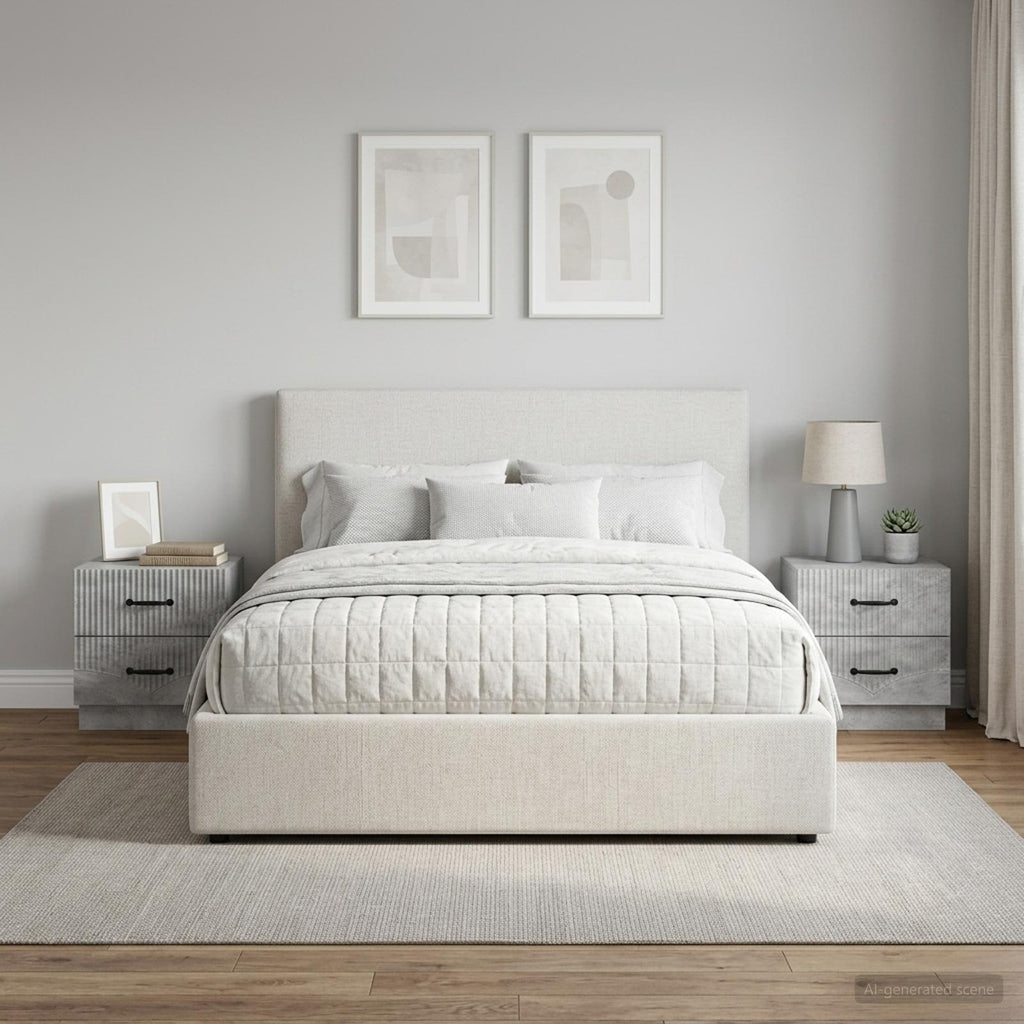 vidaXL Szafka Nocna 2 szt. Betonowy szary 43 x 34,5 x 44,5 cm