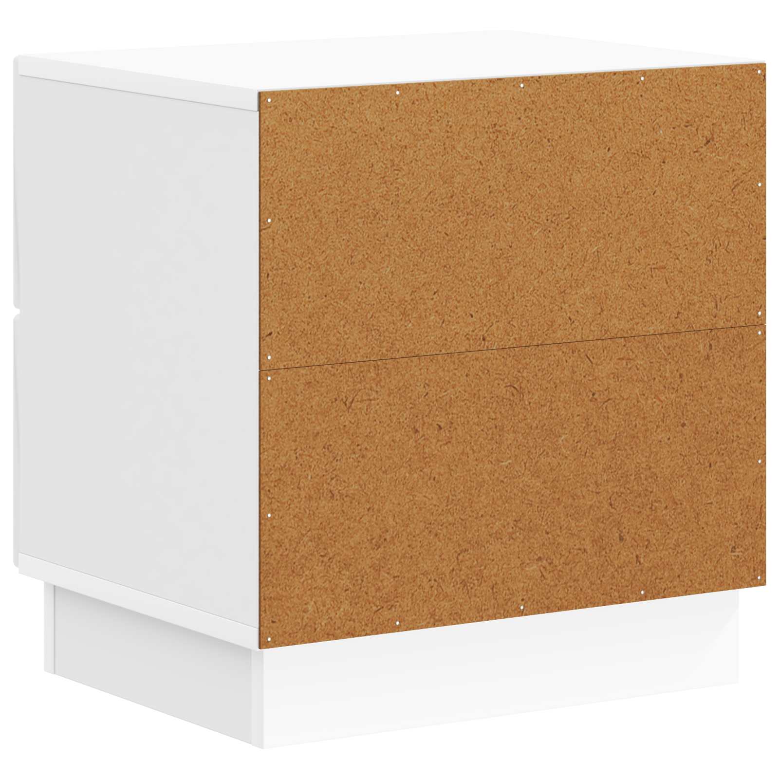 vidaXL Szafka Nocna 2 pcs Biały wysoki połysk 43 x 34,5 x 44,5 cm