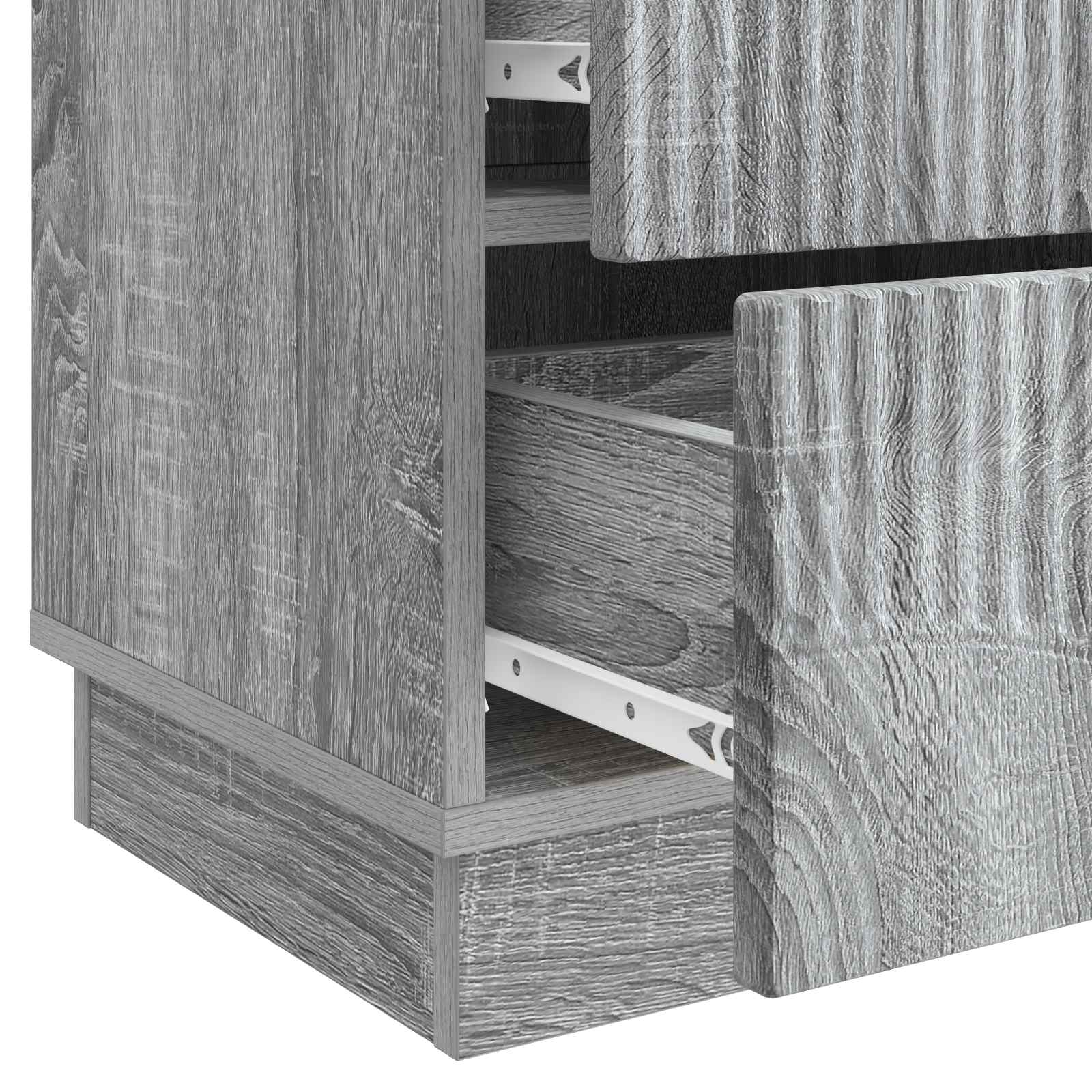 vidaXL Szafka Nocna z szufladą Szary Sonoma 43 x 34,5 x 44,5 cm