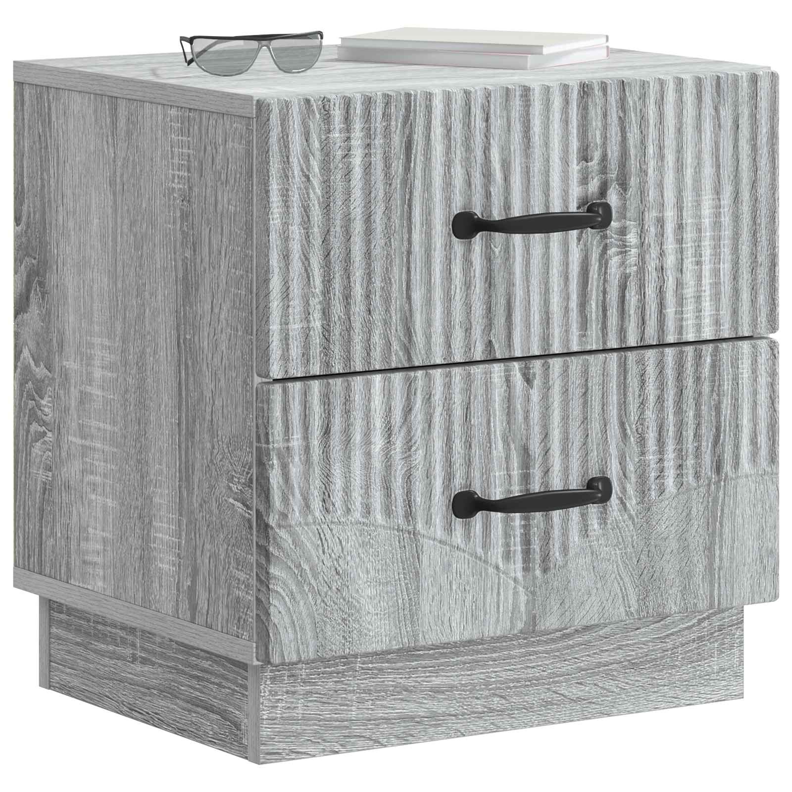 vidaXL Szafka Nocna z szufladą Szary Sonoma 43 x 34,5 x 44,5 cm