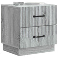 vidaXL Szafka Nocna z szufladą 2 pcs Szary Sonoma 43 x 34,5 x 44,5 cm