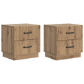 vidaXL Szafka Nocna z szufladą 2 pcs Dąb artisan 43 x 34,5 x 44,5 cm