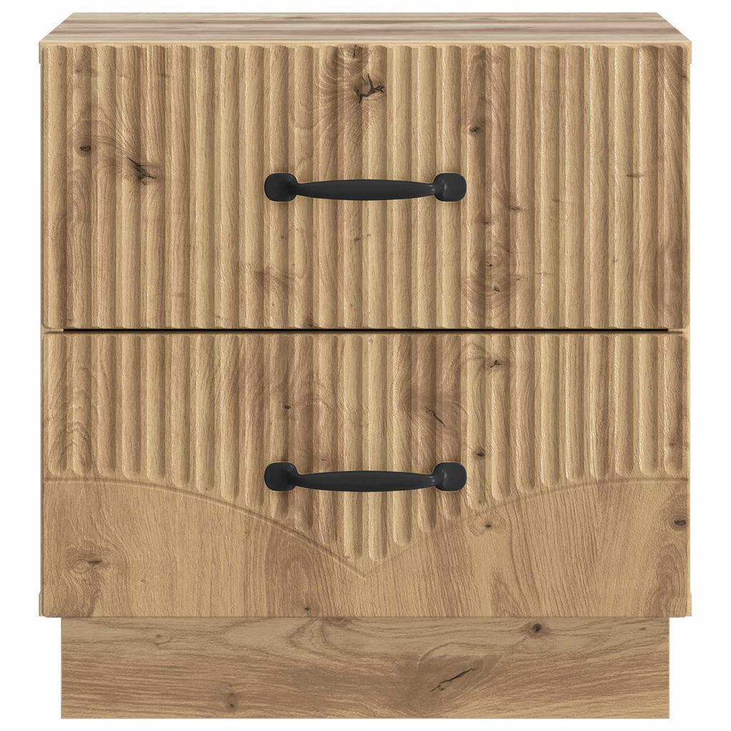 vidaXL Szafka Nocna z szufladą 2 pcs Dąb artisan 43 x 34,5 x 44,5 cm