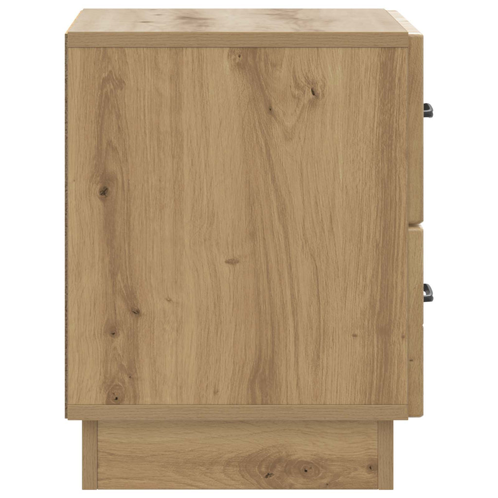 vidaXL Szafka Nocna z szufladą 2 pcs Dąb artisan 43 x 34,5 x 44,5 cm