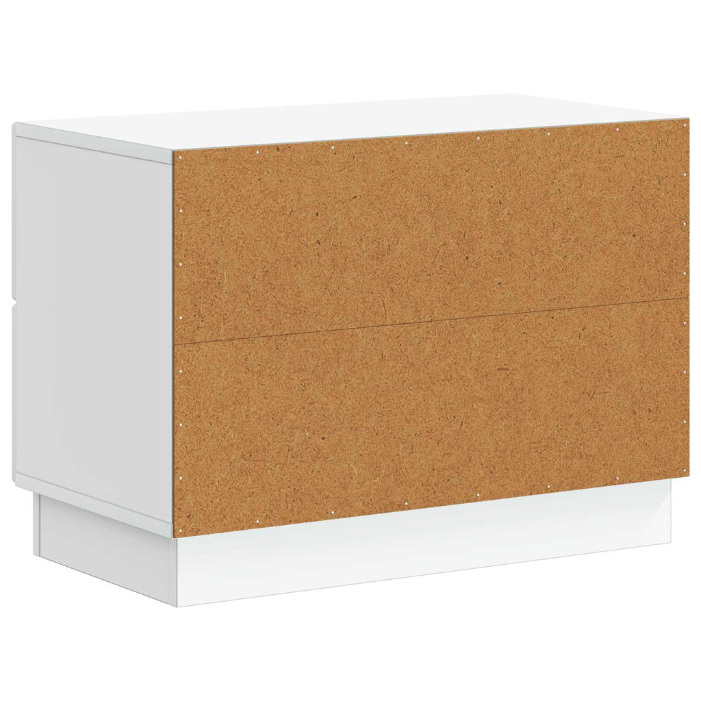 vidaXL Szafka Nocna Biały 62 x 34,5 x 44,5 cm Drewno inżynieryjne