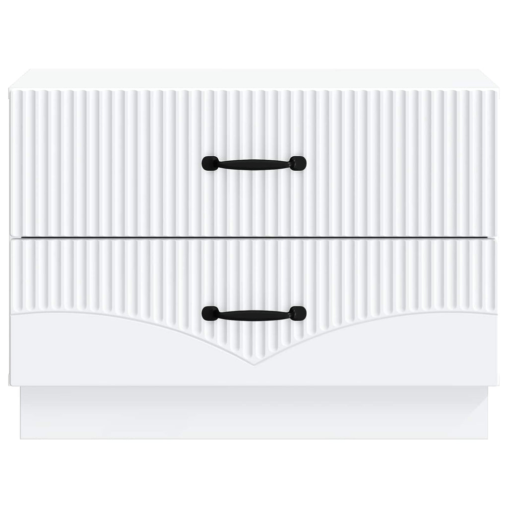 vidaXL Szafka Nocna Biały 62 x 34,5 x 44,5 cm Drewno inżynieryjne