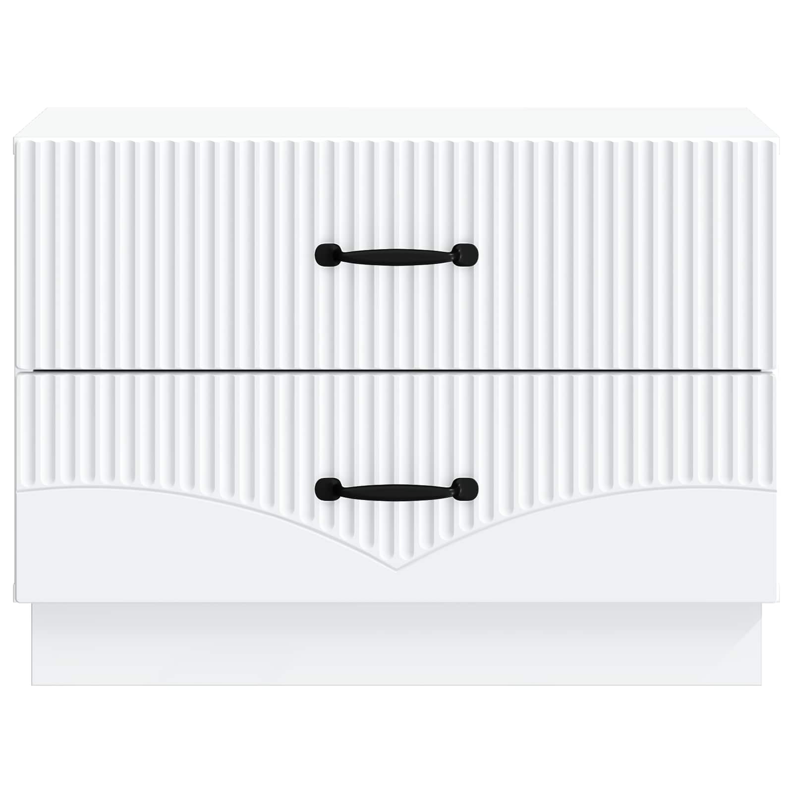 vidaXL Szafka Nocna Biały 62 x 34,5 x 44,5 cm Drewno inżynieryjne