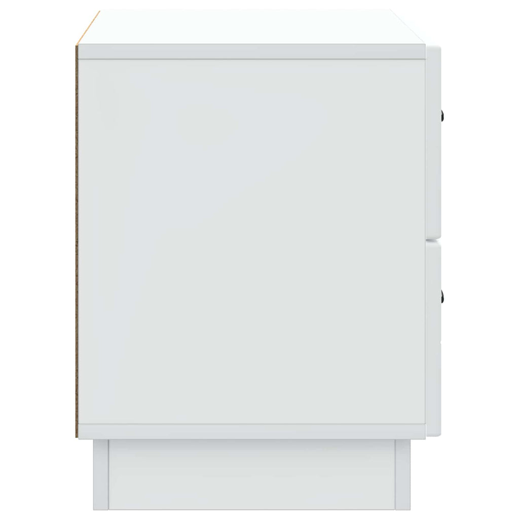 vidaXL Szafka Nocna Biały 62 x 34,5 x 44,5 cm Drewno inżynieryjne