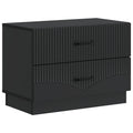 vidaXL Szafka Nocna Czarny 62 x 34,5 x 44,5 cm Drewno inżynieryjne