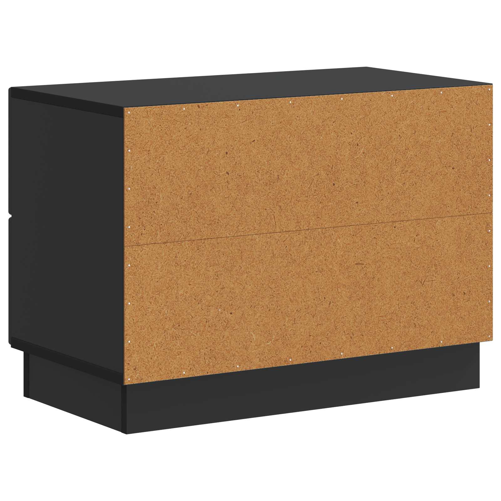 vidaXL Szafka Nocna Czarny 62 x 34,5 x 44,5 cm Drewno inżynieryjne