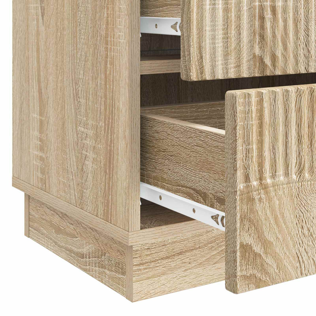 vidaXL Szafka Nocna dąb Sonoma 62 x 34,5 x 44,5 cm Drewno inżynieryjne