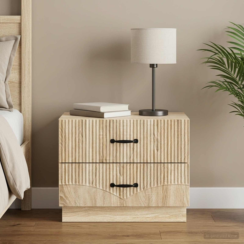 vidaXL Szafka Nocna dąb Sonoma 62 x 34,5 x 44,5 cm Drewno inżynieryjne
