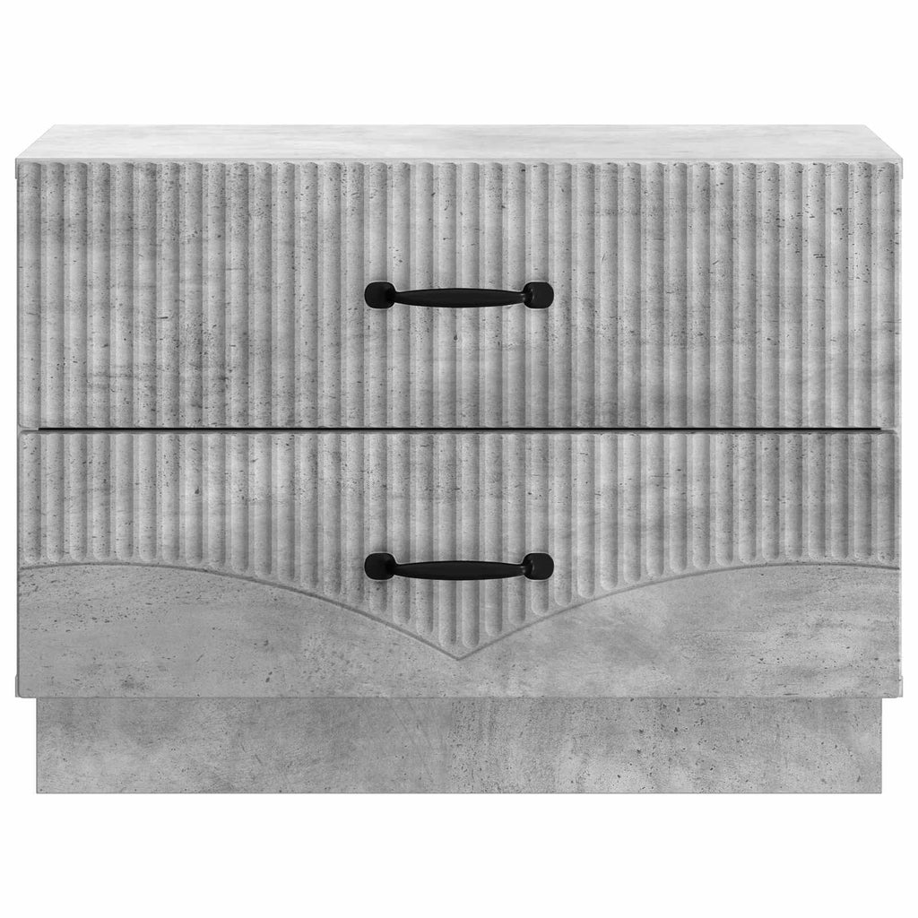 vidaXL Szafka Nocna z szufladą Betonowy szary 62 x 34,5 x 44,5 cm