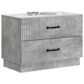 vidaXL Szafka Nocna z szufladą Betonowy szary 62 x 34,5 x 44,5 cm