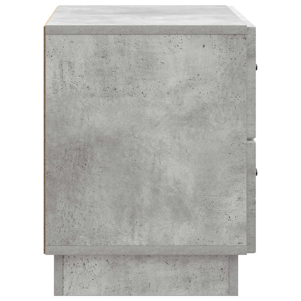vidaXL Szafka Nocna z szufladą Betonowy szary 62 x 34,5 x 44,5 cm