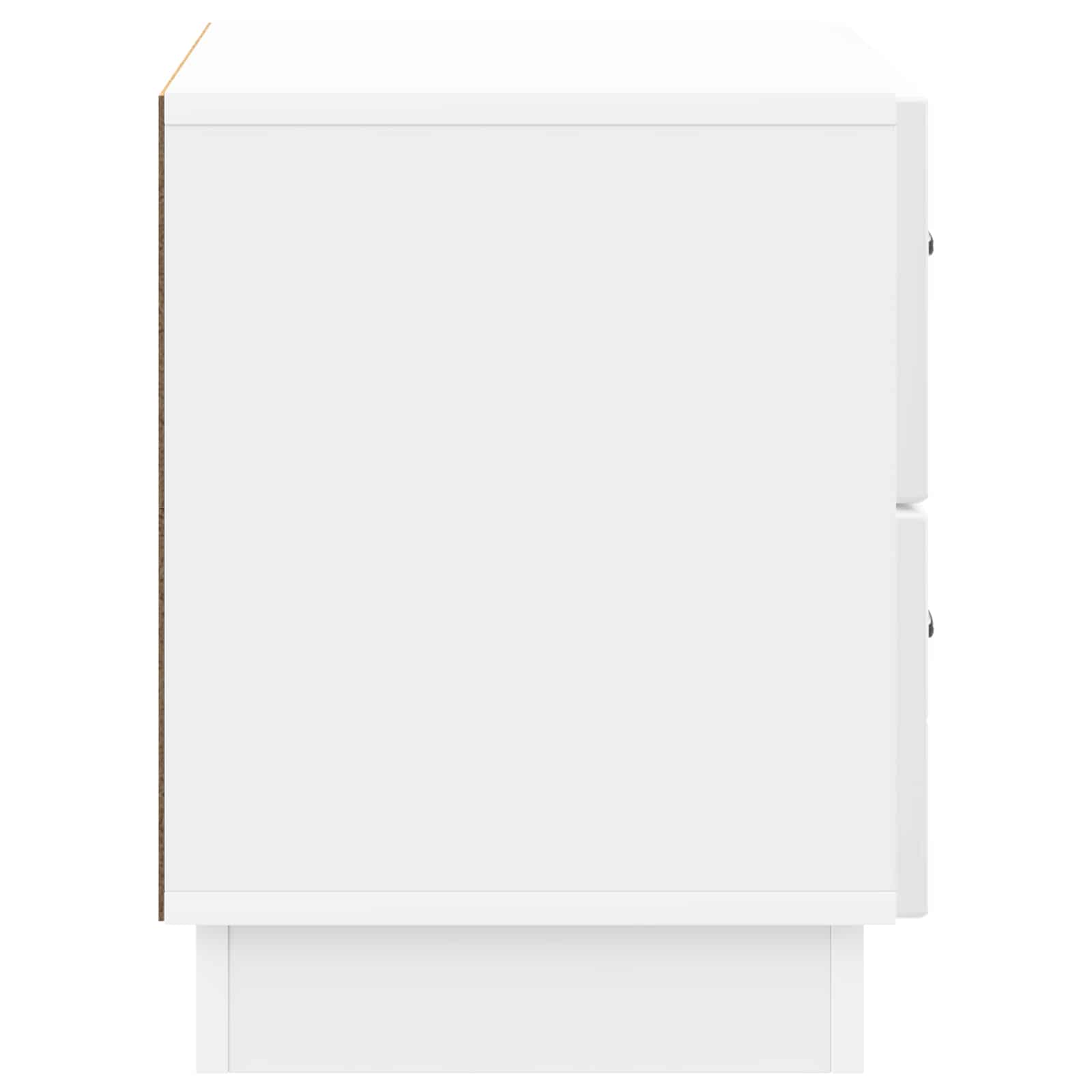 vidaXL Szafka Nocna z szufladą Biały wysoki połysk 62 x 34,5 x 44,5 cm