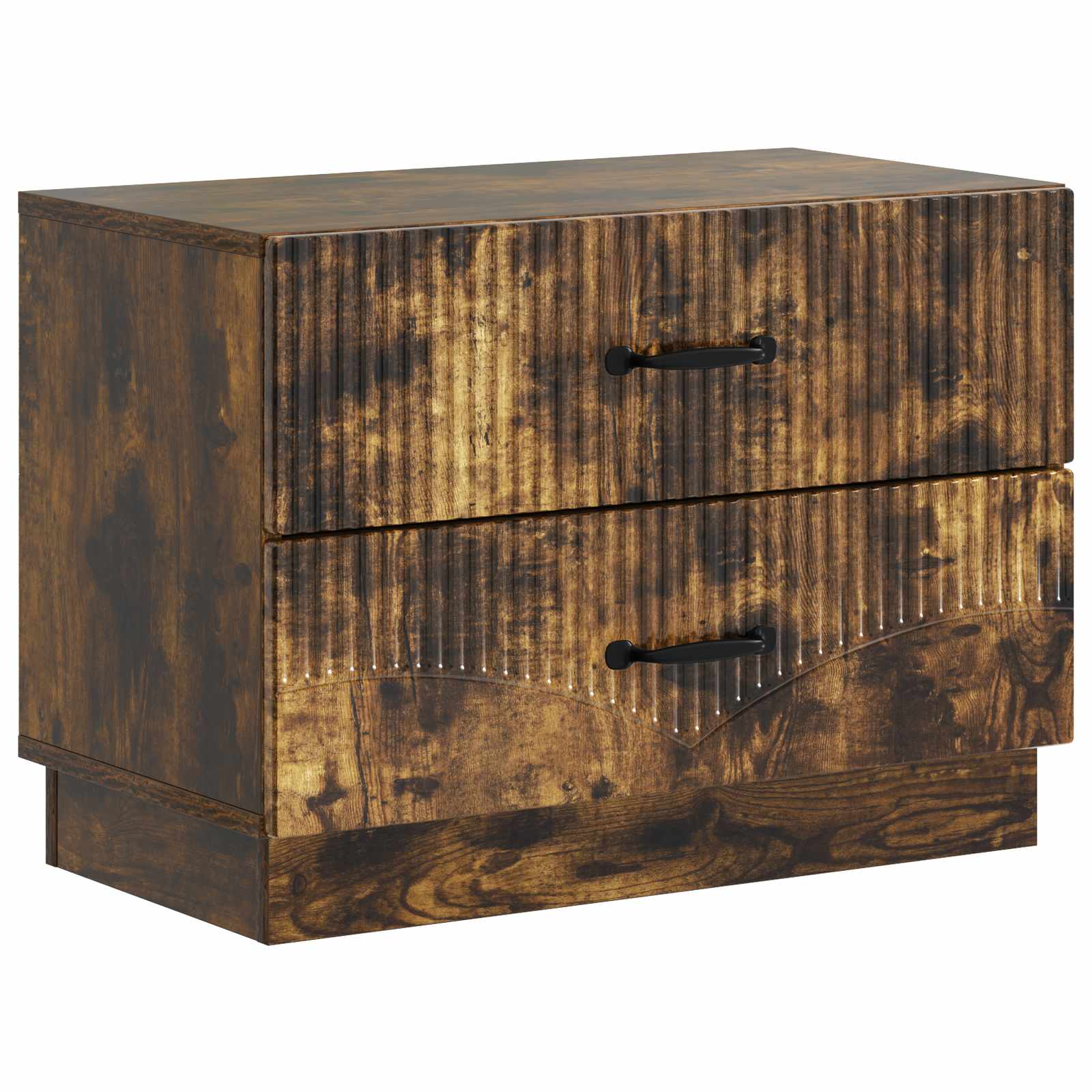 vidaXL Szafka Nocna z szufladą Dąb wędzony 62 x 34,5 x 44,5 cm