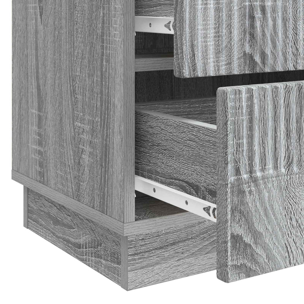 vidaXL Szafka Nocna z szufladą Szary Sonoma 62 x 34,5 x 44,5 cm