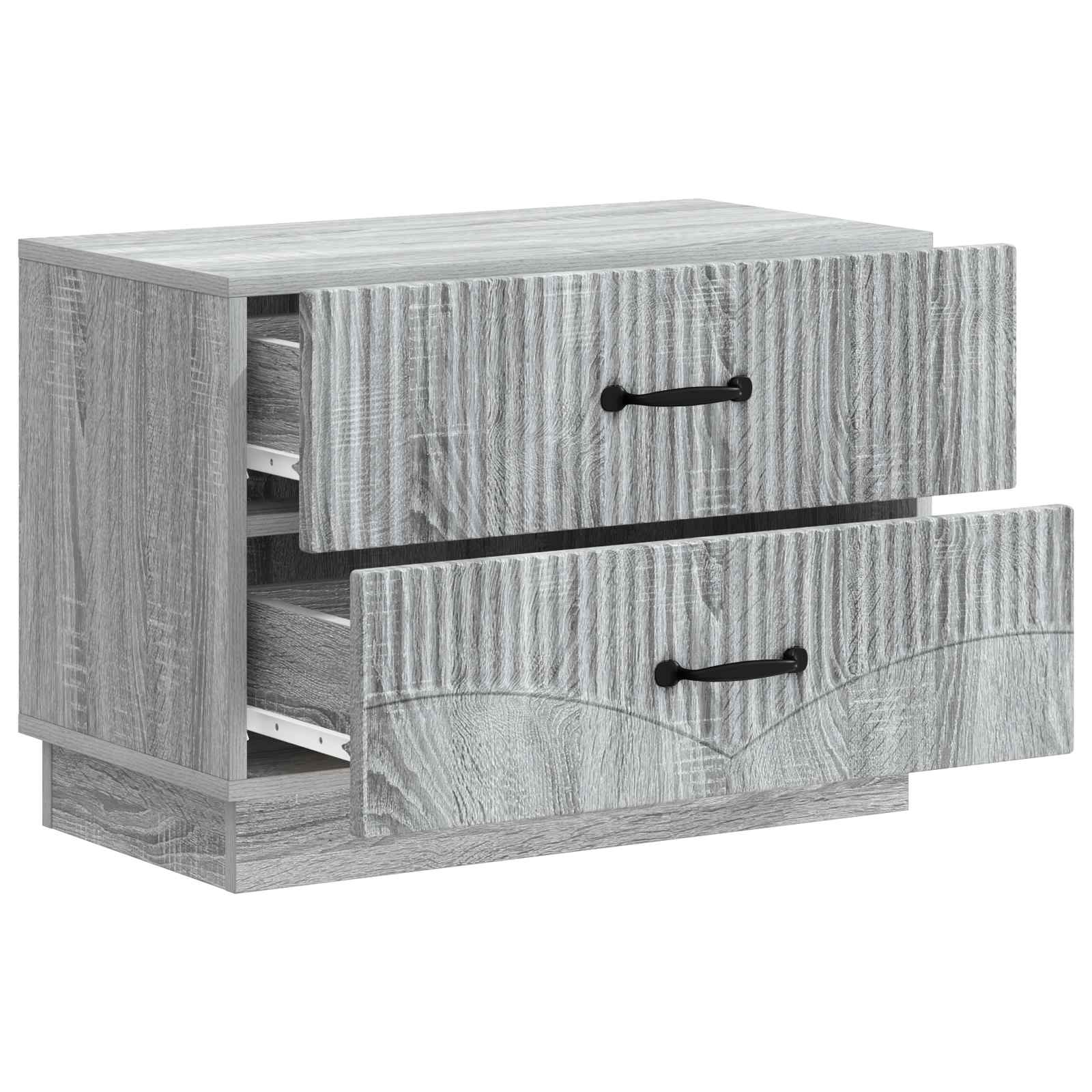 vidaXL Szafka Nocna z szufladą Szary Sonoma 62 x 34,5 x 44,5 cm