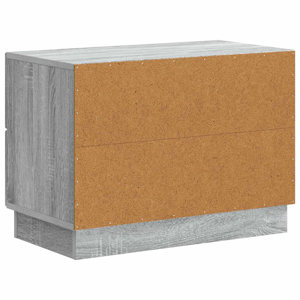 vidaXL Szafka Nocna z szufladą Szary Sonoma 62 x 34,5 x 44,5 cm