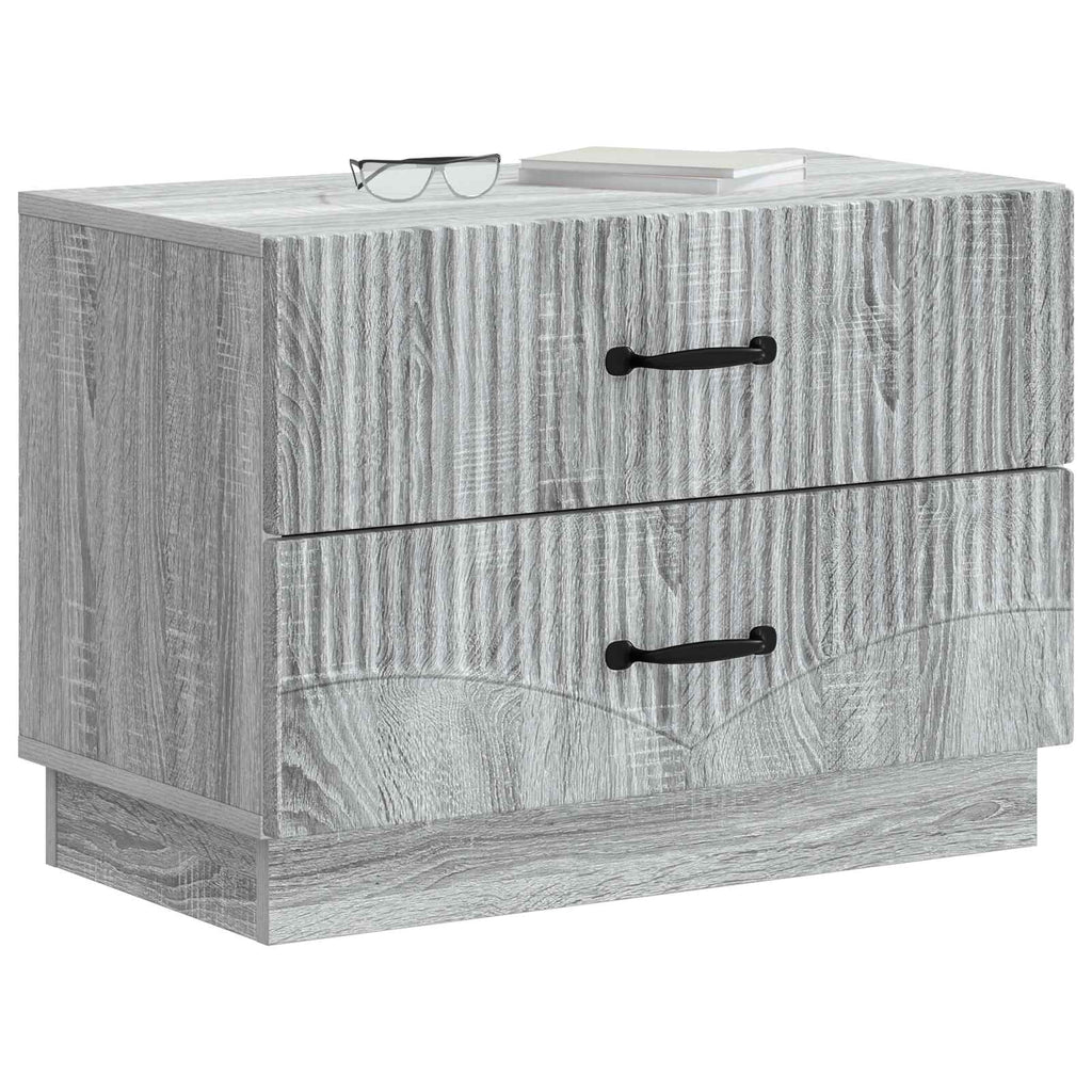 vidaXL Szafka Nocna z szufladą Szary Sonoma 62 x 34,5 x 44,5 cm