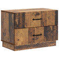 vidaXL Szafka Nocna z szufladą Stare drewno 62 x 34,5 x 44,5 cm
