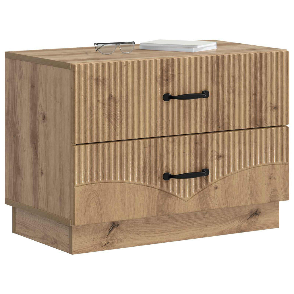 vidaXL Szafka Nocna z szufladą Dąb artisan 62 x 34,5 x 44,5 cm
