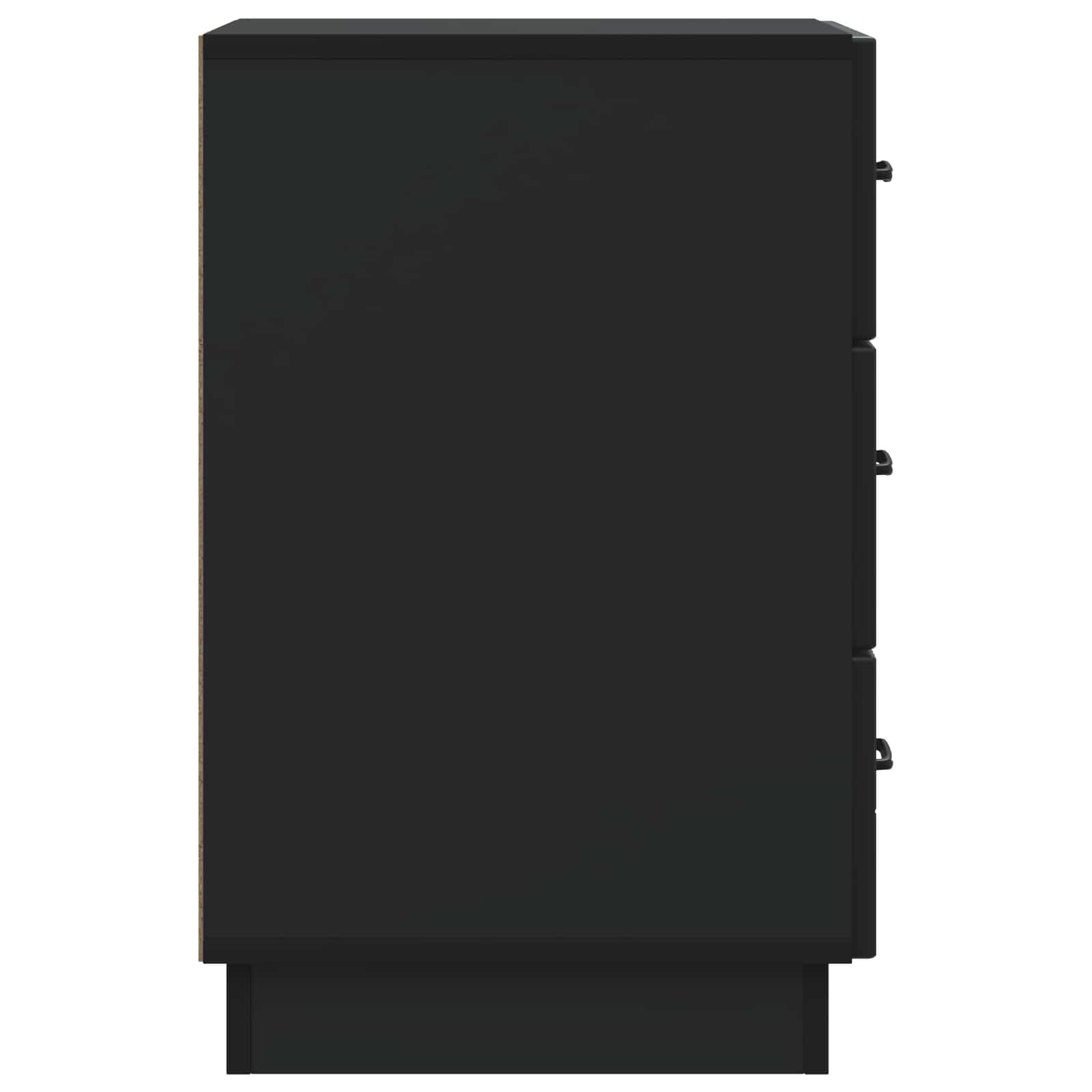vidaXL Szafka Nocna Czarny 43 x 41 x 63,5 cm Drewno inżynieryjne