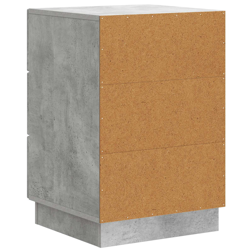 vidaXL Szafka Nocna z szufladą Betonowy szary 43 x 41 x 63,5 cm
