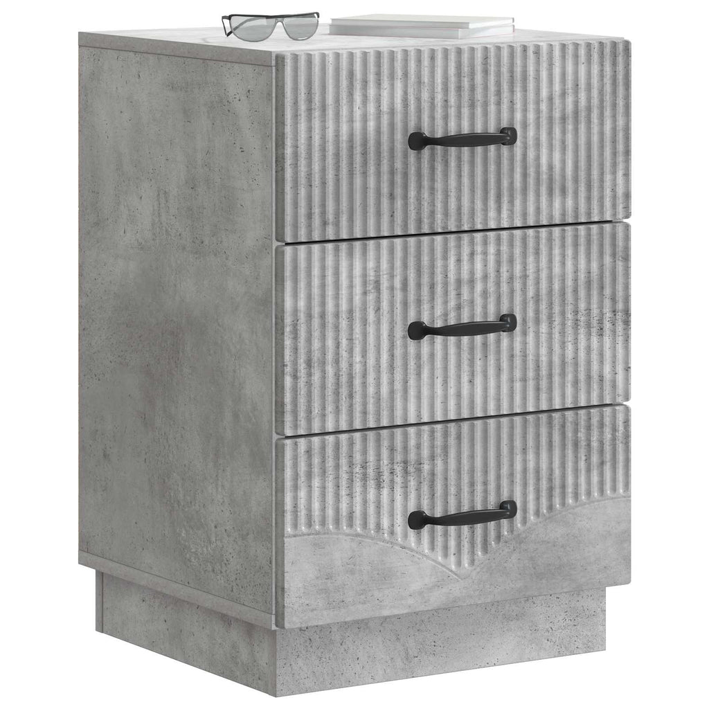 vidaXL Szafka Nocna z szufladą Betonowy szary 43 x 41 x 63,5 cm