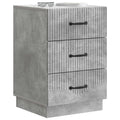 vidaXL Szafka Nocna z szufladą Betonowy szary 43 x 41 x 63,5 cm