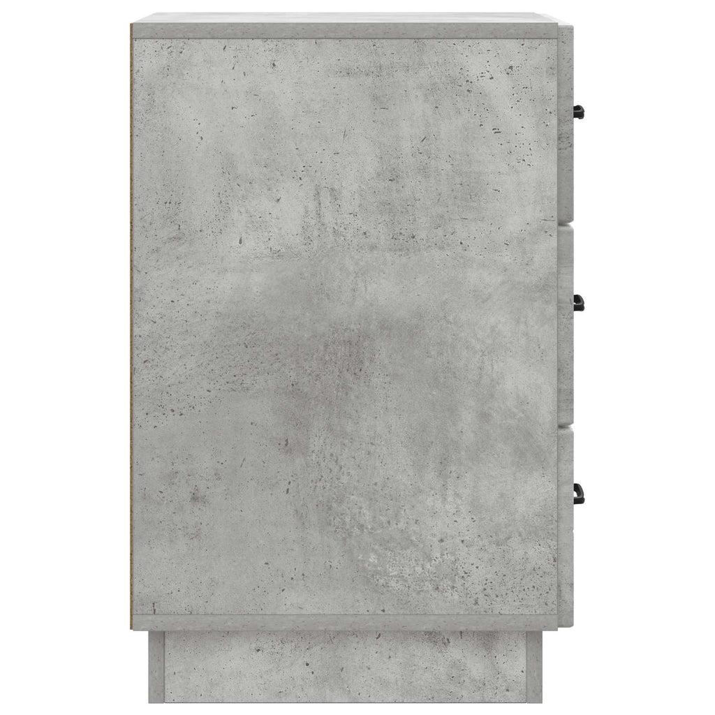 vidaXL Szafka Nocna z szufladą Betonowy szary 43 x 41 x 63,5 cm