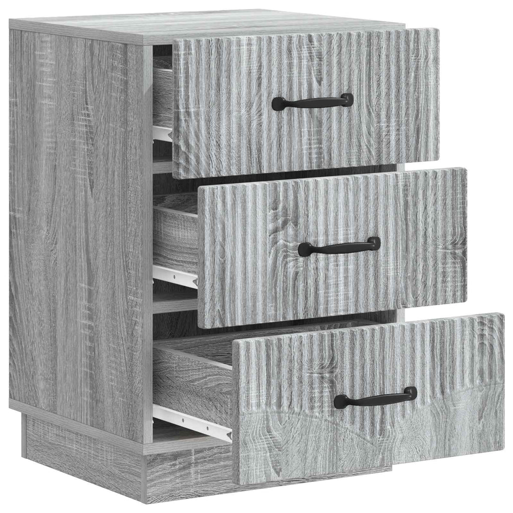 vidaXL Szafka Nocna Szary Sonoma 43 x 41 x 63,5 cm Drewno inżynieryjne