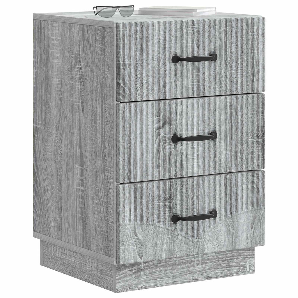 vidaXL Szafka Nocna Szary Sonoma 43 x 41 x 63,5 cm Drewno inżynieryjne