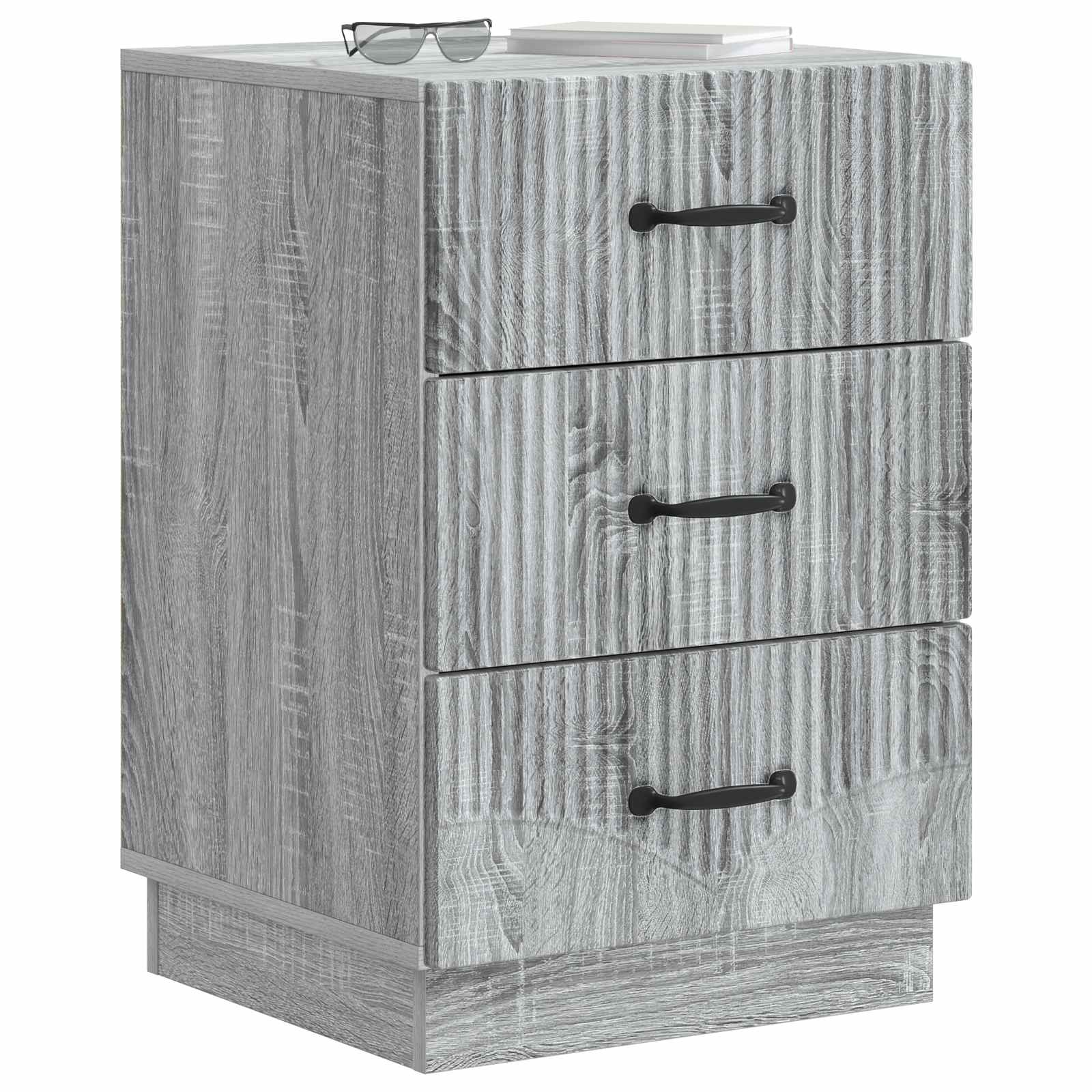 vidaXL Szafka Nocna Szary Sonoma 43 x 41 x 63,5 cm Drewno inżynieryjne