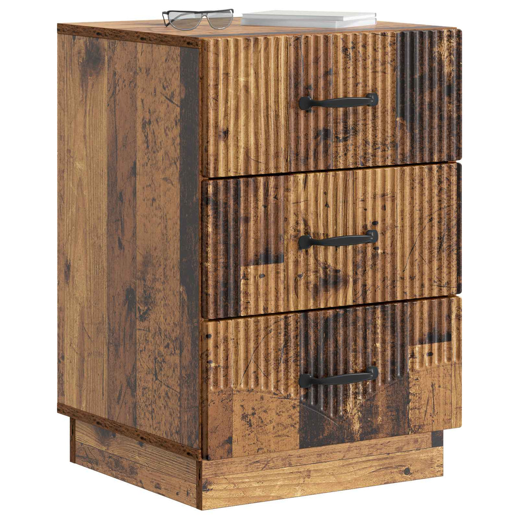 vidaXL Szafka Nocna Stare drewno 43 x 41 x 63,5 cm Drewno inżynieryjne