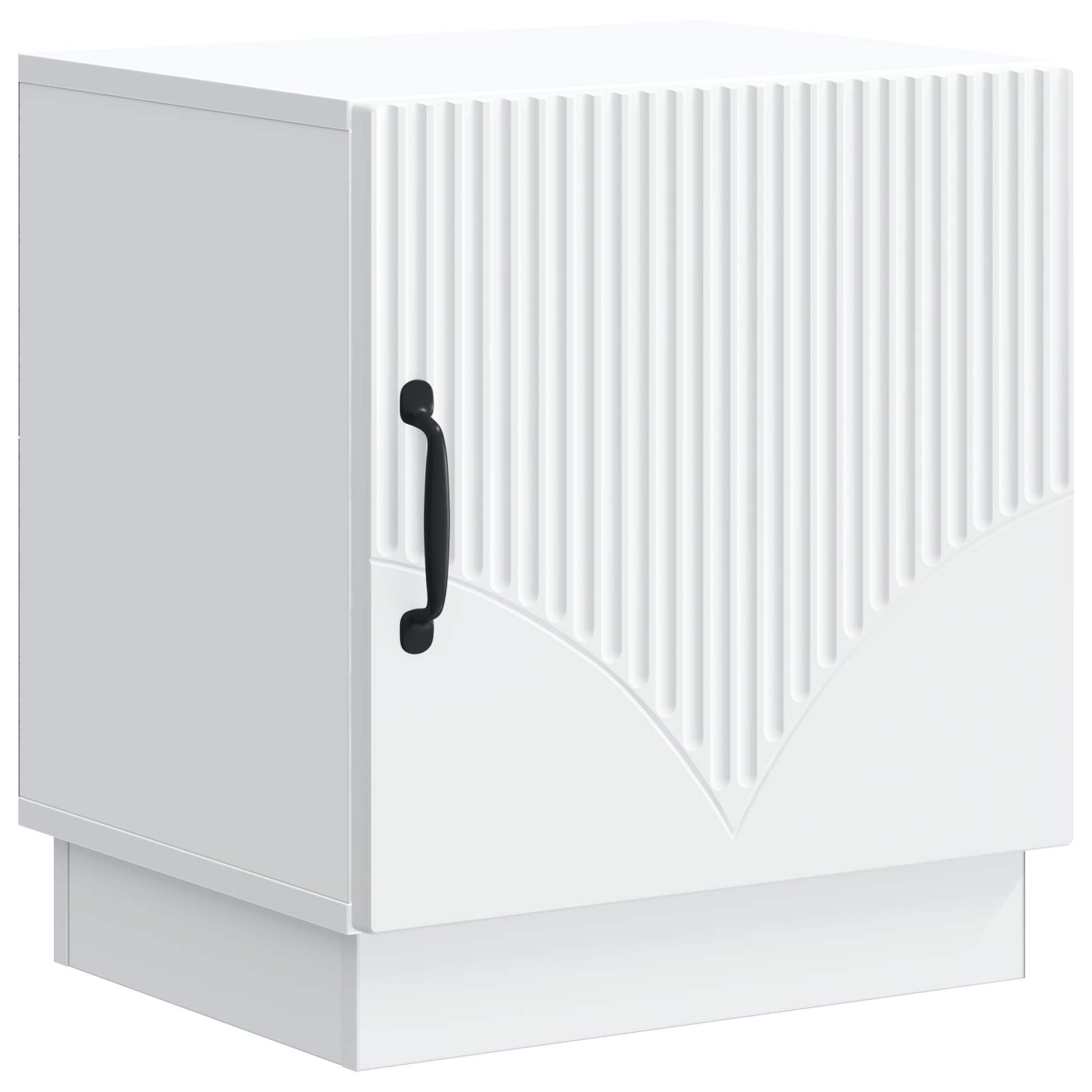 vidaXL Stolik nocny Biały 43 x 34,5 x 47 cm Drewno inżynieryjne