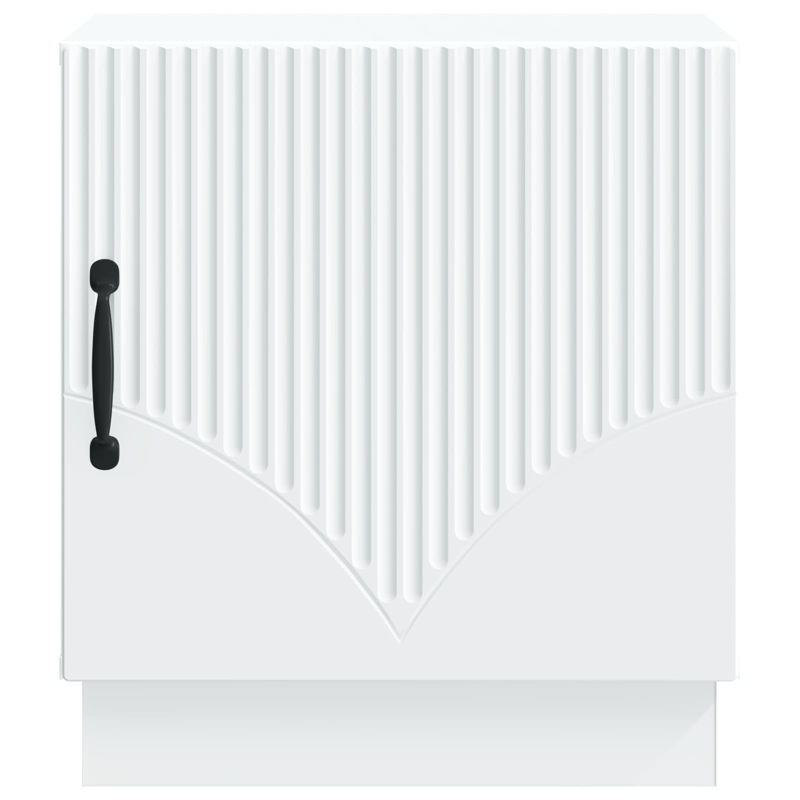vidaXL Stolik nocny Biały 43 x 34,5 x 47 cm Drewno inżynieryjne