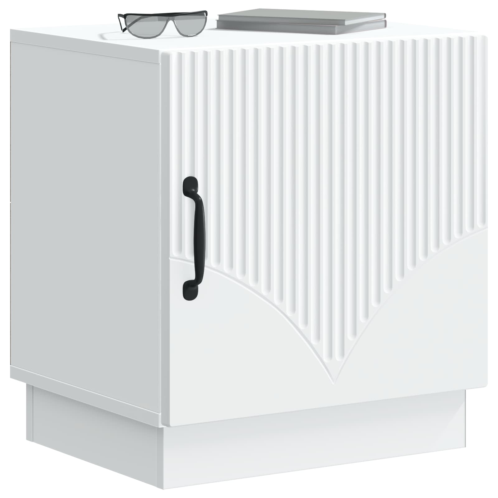 vidaXL Stolik nocny 2 pcs Biały 43 x 34,5 x 47 cm Drewno inżynieryjne