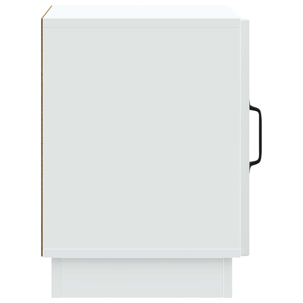 vidaXL Stolik nocny 2 pcs Biały 43 x 34,5 x 47 cm Drewno inżynieryjne