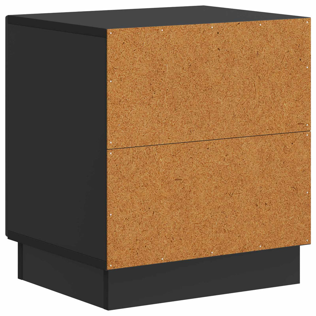 vidaXL Stolik nocny Czarny 43 x 34,5 x 47 cm Drewno inżynieryjne